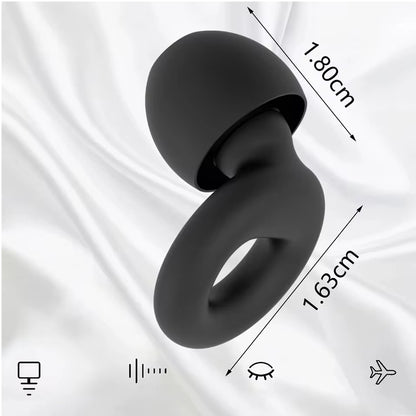 Bouchons d'oreilles haute qualité à réduction de bruit - Taille adaptable et Confort optimal